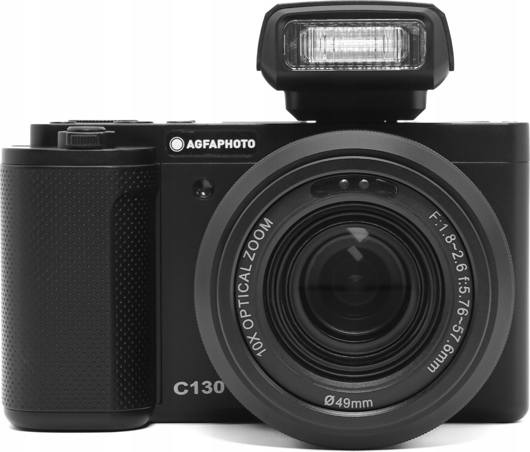 AgfaPhoto C130, 24 MP, 3840 x 2160 Pixel, CMOS, 10x, 4K Ultra HD, Schwarz