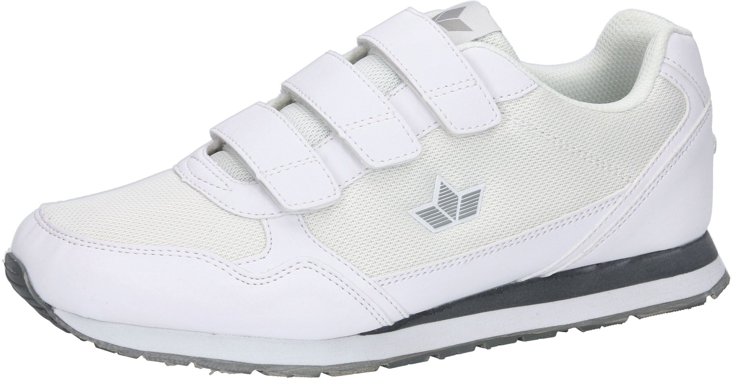 Laufschuh LICO "Joggingschuh Simon V", Herren, Gr. 45, Textil, weiß, Synthetik, Schuhe Laufschuh