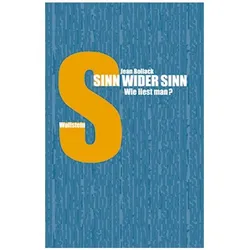 Sinn wider Sinn, Fachbücher von Jean Bollack