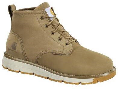 "Carhartt Millbrook WP 5"" Soft Toe Wedge Boot (Men's) Work in Tan, Size 8 M, Leather"