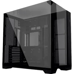 LIAN LI O11 Vision Compact Midi-Tower PC Gehäuse, Schwarz