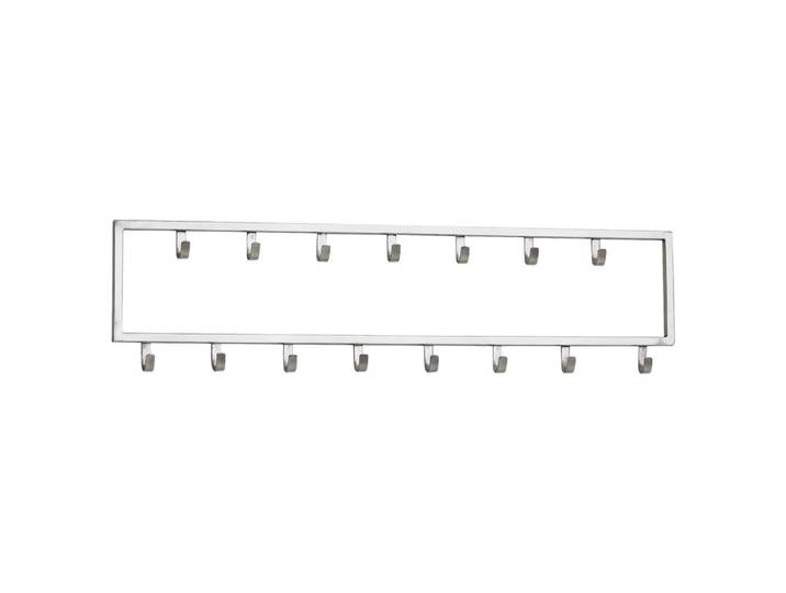 Mid.you Wandgarderobe, Silberfarben, Metall, 80x20x4 cm, Garderobe, Garderobenpaneele, Wandgarderobe