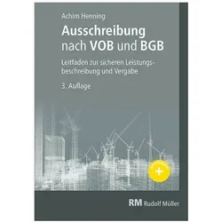 Ausschreibung nach VOB und BGB, Fachbücher von Achim Henning