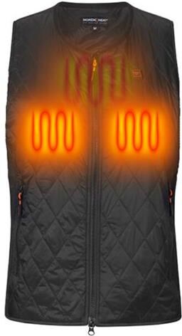 Nordic Heat Womens Liner Vest, Black