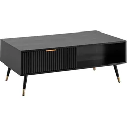 FineBuy, Couchtisch + Beistelltisch, Sofatisch (110 x 60 x 43 cm)