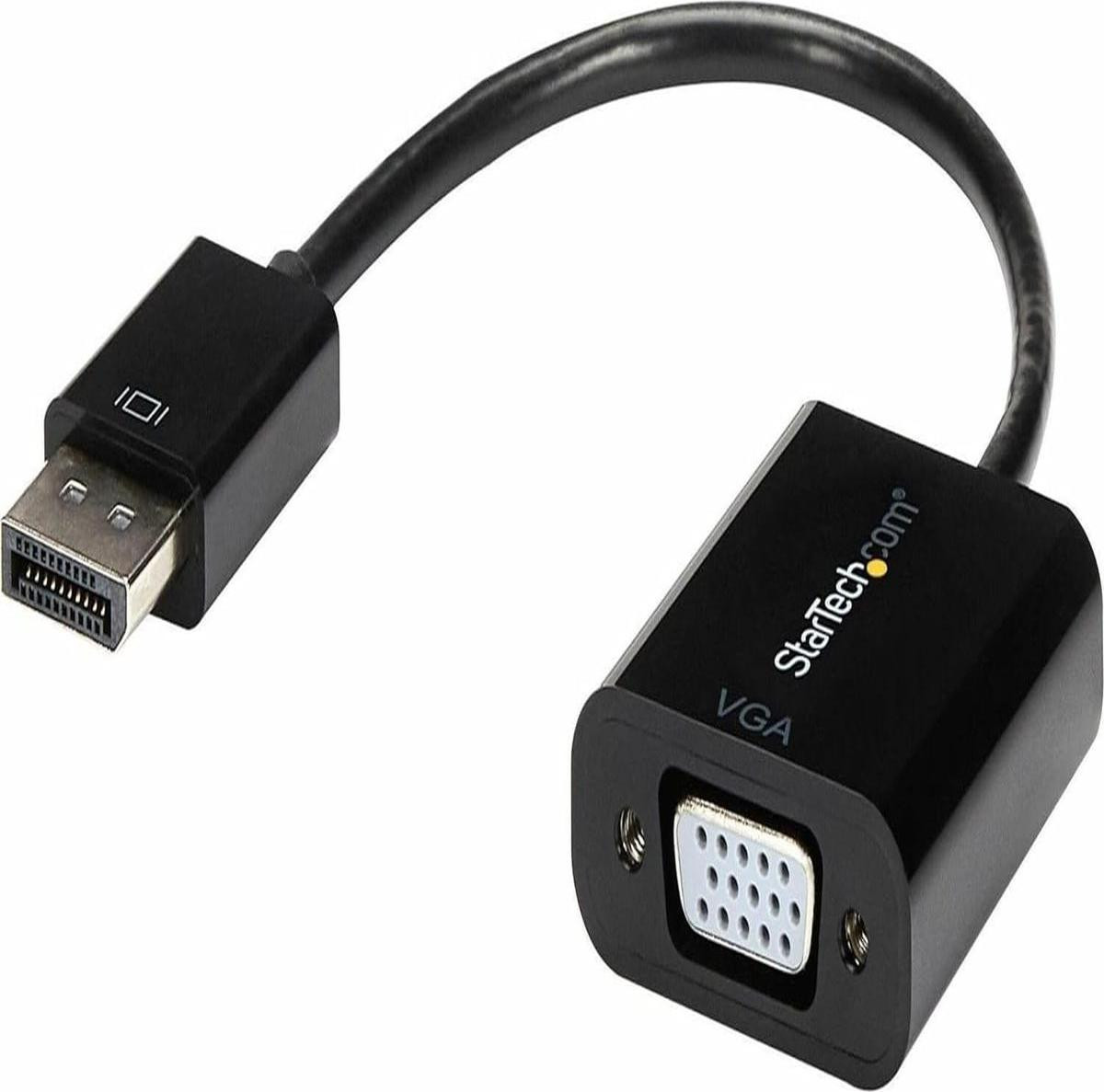 StarTech.com DP2VGA3 DisplayPort naar VGA video-adapter, Zwart