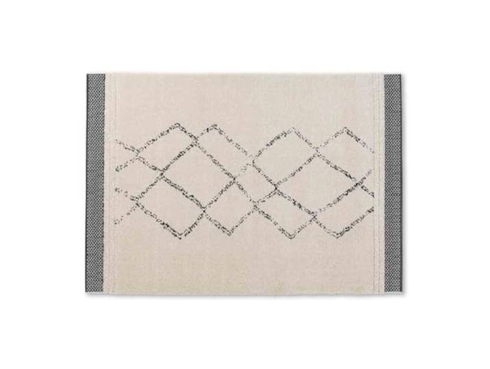 Schöner Wohnen Kollektion kuscheliger Teppich für Wohnzimmer, Schlafzimmer, weicher Hochflorteppich Muster, modernes Design, Hoch-Tief-Struktur, Teppich weiß 160x230 cm