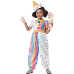 Metamorph Ice Cream Clown Kostüm für Kinder (92, 98)