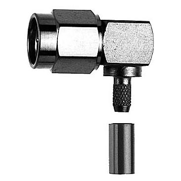 Telegärtner SMA-Winkelstecker cr AU G1 RG58C/U J01150A0091Z (J01150A0091Z)