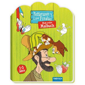Trötsch Malbuch Mein erstes Malbuch, Pettersson und Findus, für Kinder, 80 Seiten