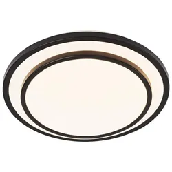 OSRAM Deckenleuchte Orbis Berlin 30cm mit schwarzen Plastik-Ringen