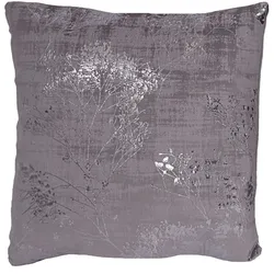 Kissen SCRUBBY silber (BH 45x45 cm) - silber - BH 45x45 cm