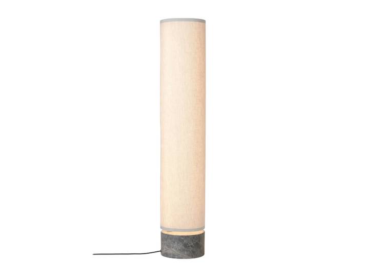 GUBI Unbound Stehleuchte 120cm Canvas-Grauer Marmor
