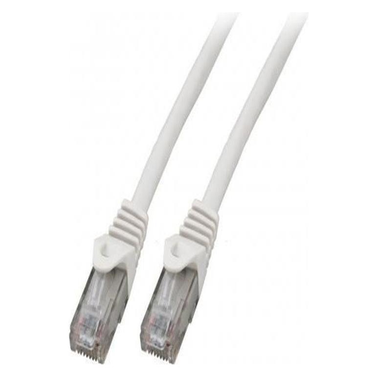 Mercodan Patchkabel KAT6 UTP, Hvid (UTP, CAT6, 5 m) (371229050)