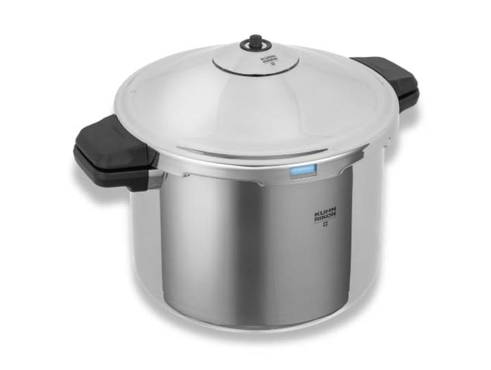 KUHN RIKON Schnellkochtopf/Dampfkochtopf DUROMATIC® Hotel Seitengriffmodell, 12 Liter/28 cm, Induktion, Edelstahl