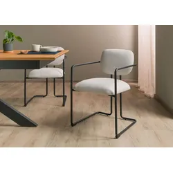 Polsterstuhl 51x58x78 beige ELISE #301 - 2er Set