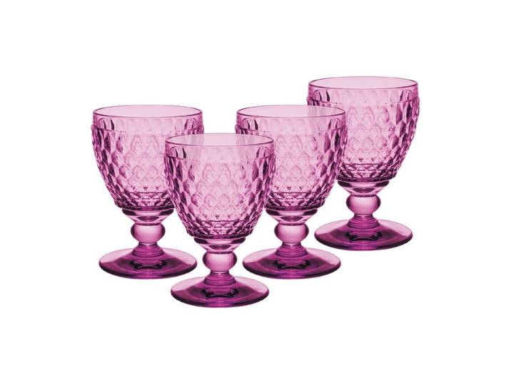 Villeroy & Boch Weißweinglas Boston Coloured Weißweingläser 230 ml 4er Set, 4-tlg., Glas