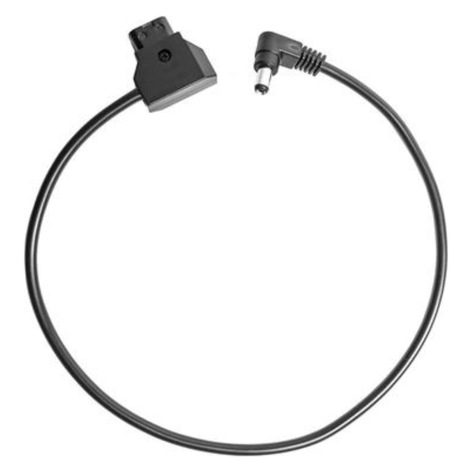 Teradek PTap to Right-Angle Barrel Power Cable (18in/45cm) (Stativadapter) (11-0839)