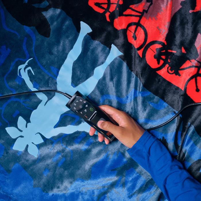 Imetec Caldoplaid Stranger Things 160x120 Cm-rosso E Blu