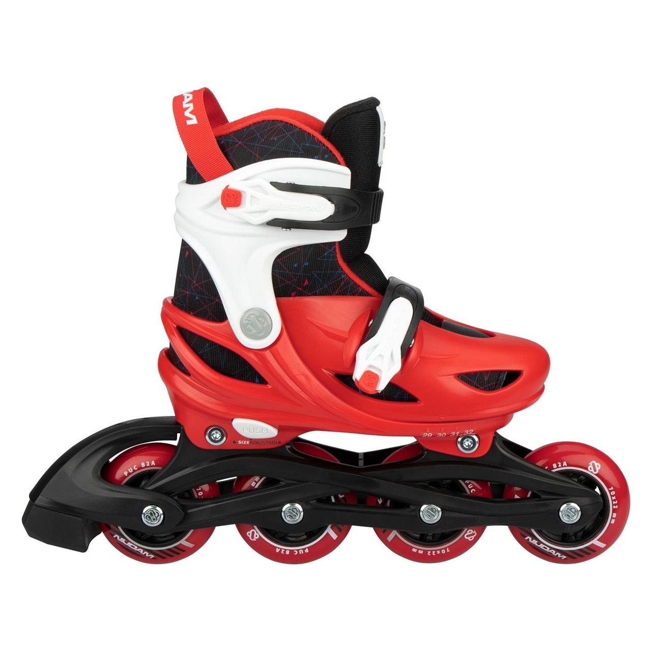 Nijdam Rad Racer Verstellbare Hardboot Inline-Skates (39) (65972196)