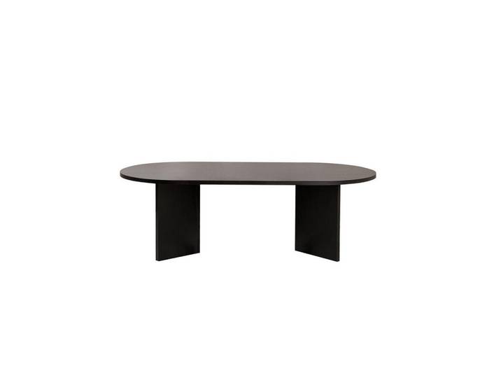 Habitat Garten Couchtisch sable Schwarz, Holz, 60x40x119 cm, Wohnzimmer, Wohnzimmertische, Couchtische