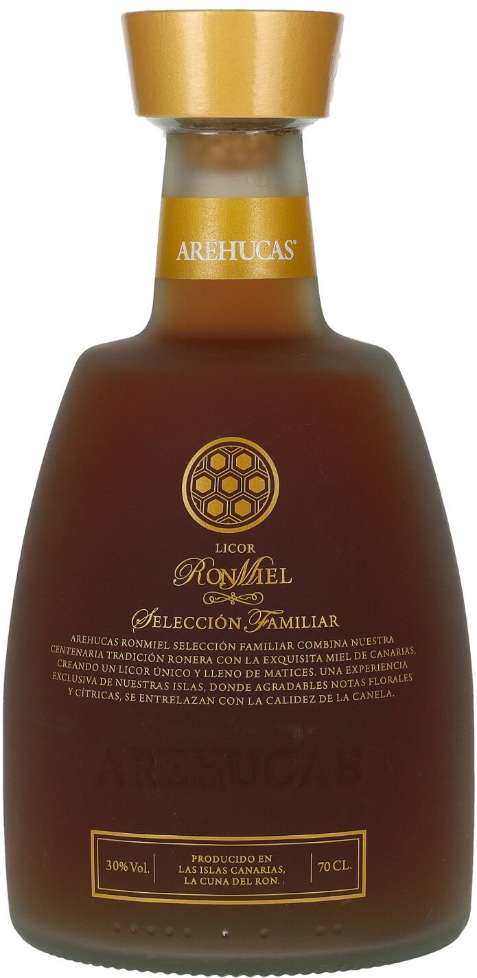 Ron Arehucas Arehucas Ron Miel Selección Familiar Licor 30% Vol. 0,7l