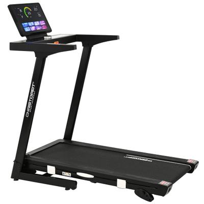 Laufband CHRISTOPEIT SPORT "Laufband TM 4000 S", schwarz, Laufbänder, ohne Unterlegmatte, bis max. 16 km/h, klappbar, 120 kg max. Benutzergewicht, B:74cm H:134cm L:142cm