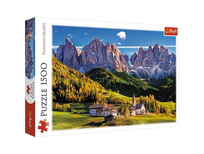 Trefl - Puzzels 1500 Stukjes, De Val di Funes-vallei, de Dolomieten, Italië