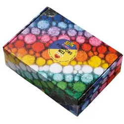 folia Pompons Mix »JUMBO GLITTER« 300 g