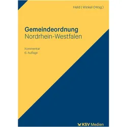 Gemeindeordnung Nordrhein-Westfalen, Fachbücher von Johannes Winkel, Friedrich W Held