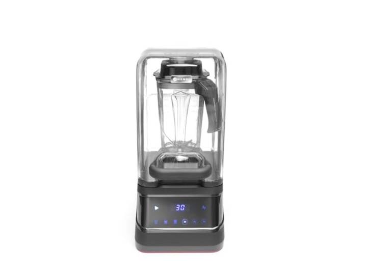 HENDI Standmixer BPA-frei, Touch, mit schalldämmender Schutzhaube, Inkl. 2,5 Liter-Kanne, temperaturbeständig -40˚C bis 90˚C, Smoothie-Cocktails-Desserts, 1680W, 252x258x(H)547mm, BPA Frei