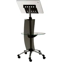 Rocada, Schreibtisch, Stehpult höhenverstellbar silber (62 x 62 x 105 cm)