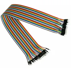 Kabelmeister Jumper Wire 40-Pin trennbare Adern für Arduino, Raspberry Pi etc., Stecker an Stecker, AWG28, 40cm