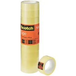 Scotch Klebeband Transparent 508, PP, 10 m x 15 mm, 10 Rollen