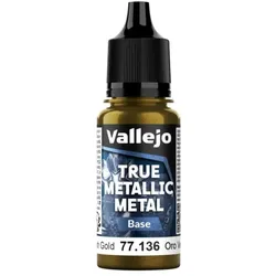 Vallejo True Metallix Metal BASE Greenish Gold 18ml (136)