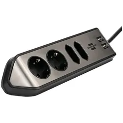 Brennenstuhl, Steckdosenleiste, Steckdosenleiste (6x, USB-A, 2 m)