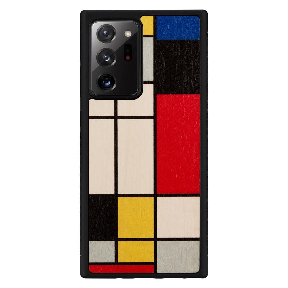 Man.Wand &WOOD case for Galaxy Note 20 Ultra mondrian wood juodas (Samsung Galaxy Note 20 Ultra) (1000001346U)