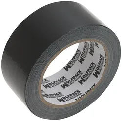 Americana Tape "Muscle" Schwarz Farbe 48 mm. x 25 mertos. Superresistent, Abdichten, Reparieren, Verbinden, Fixieren, Befestigen, Verpacken.