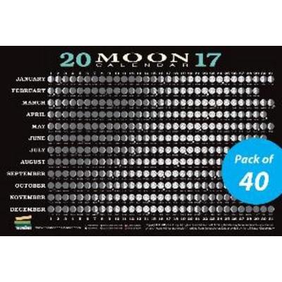 2017 Moon Calendar Card (40-Pack), Sonstige von Kim Long, Experiment, 978-1-61519-318-9