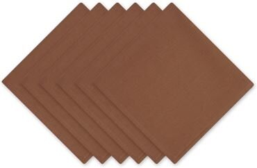 DII Solid Cotton Napkin Set/6