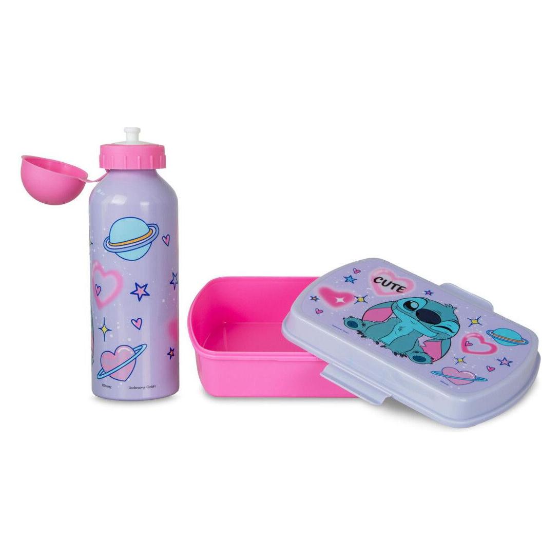 Kids Licensing Disney Stitch aluminium bottle + lunch box (KIDS)