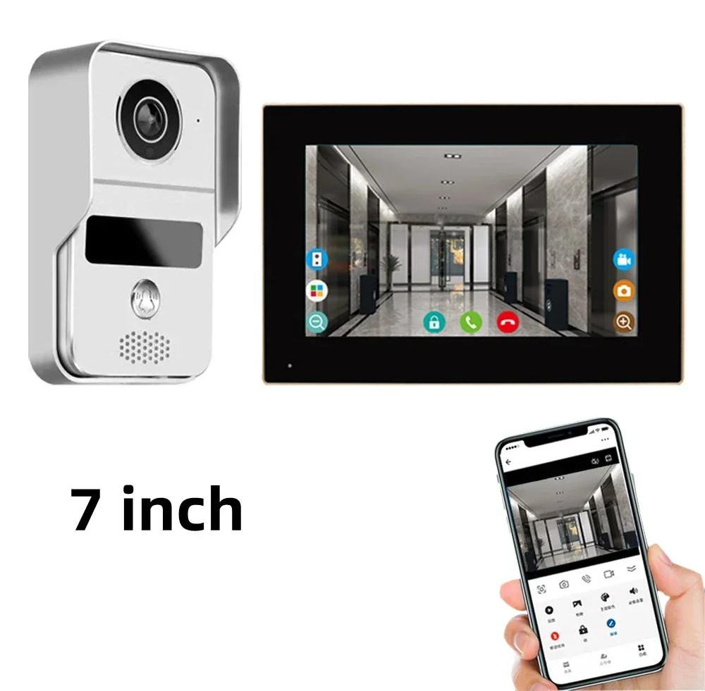 Selius Draadloos IP Videosysteem met Intercom, Deurcamera en Video Deurbel