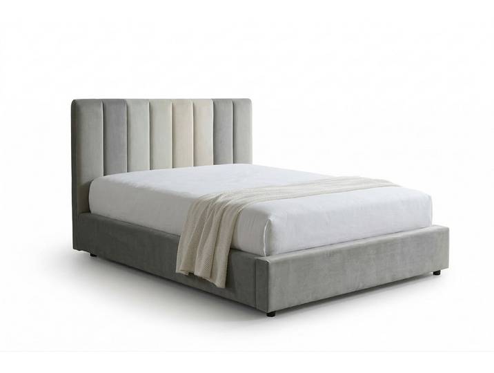 KAWOLA Polsterbett CATTURA Velvet - Modernes Design - Schlafzimmer Highlight, Inklusive Lattenrost 3-fach höhenverstellbar - Stil trifft Komfort