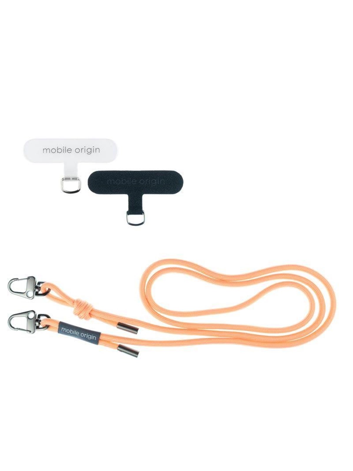 Mobile Origin Lanyard rope 6 mm - Peach Fuzz - 82 - 163cm