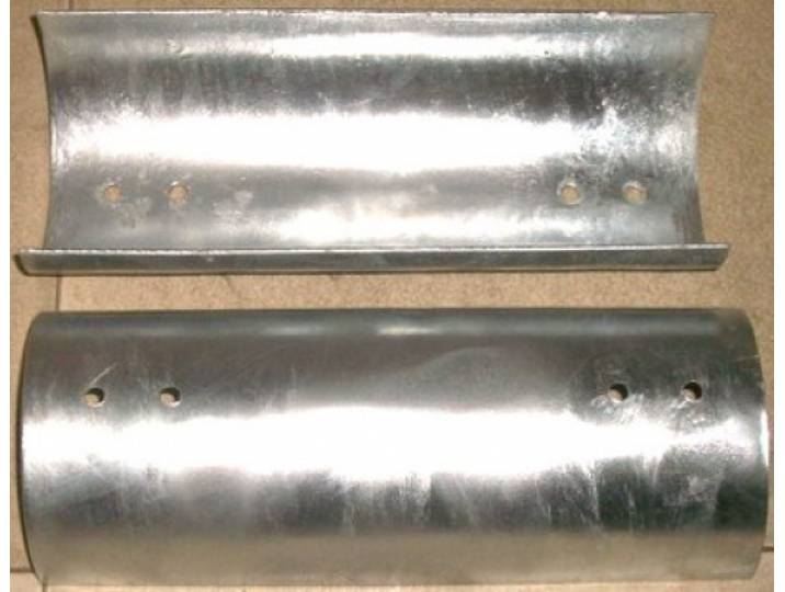 Verbinder rondhout palisadebeslag ø10cm