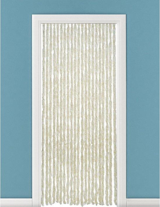 Unyqoos Vliegenhor Kattenstaart - Beige/Wit - 90 x 230 cm