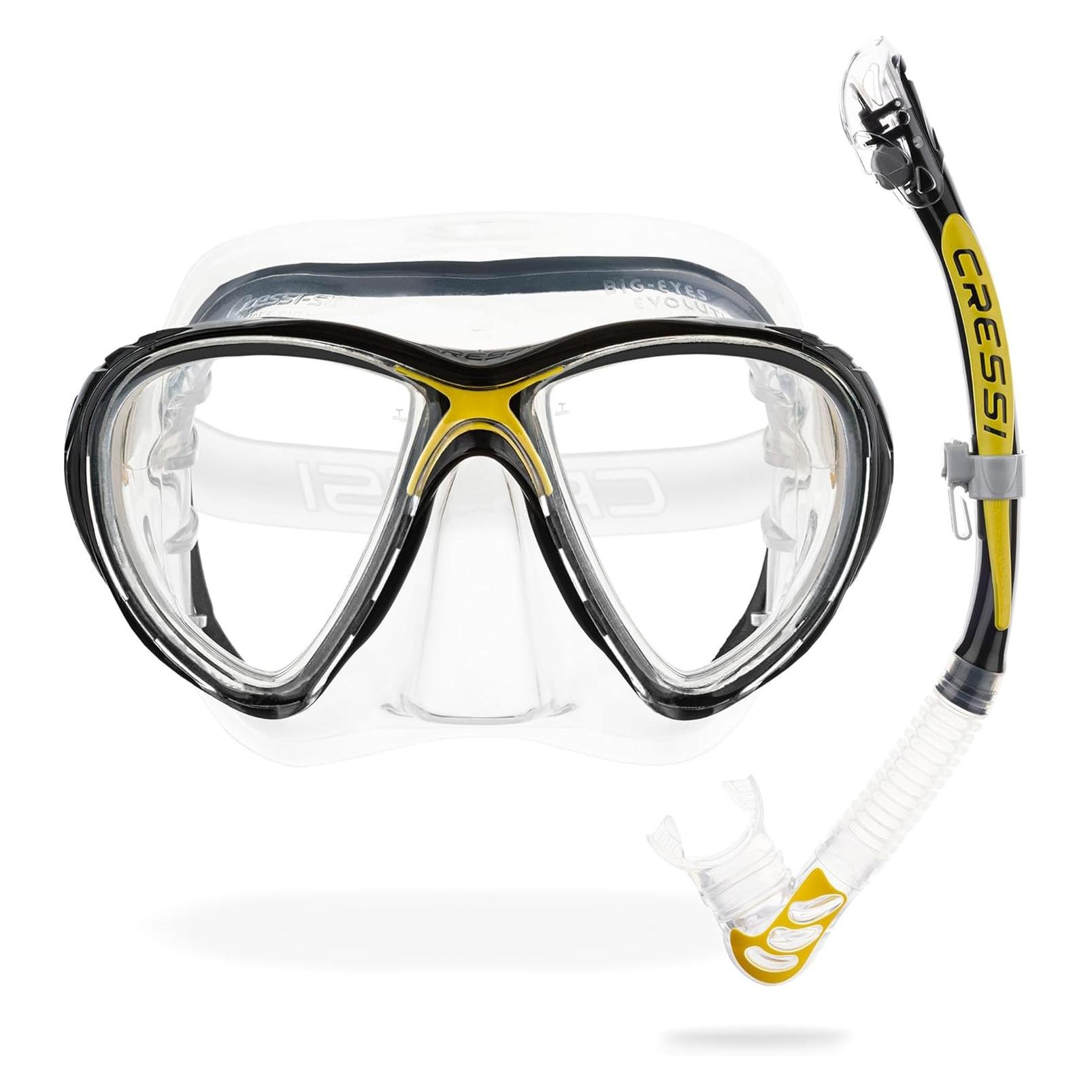 Cressi Big Eyes Evolution + Alpha Ultra Dry (DS337010)