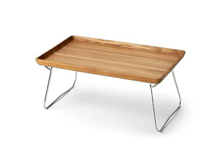 Continenta Bett-Tablett, Betttablett, Serviertablett, Frühstückstablett, Betttisch, Eichenholz, 53 x 32 cm, 4141