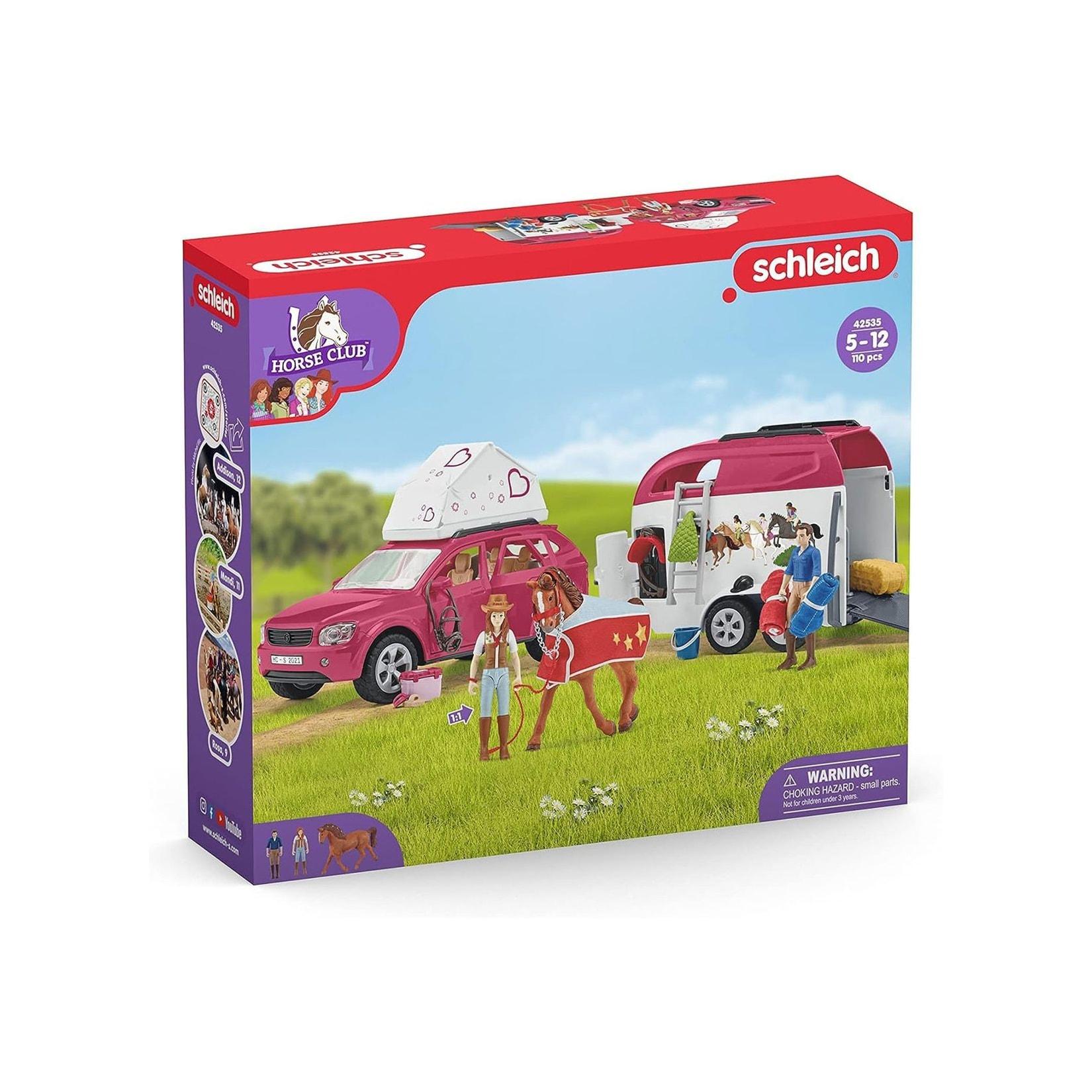 Schleich 42535 - Horse Club - Abenteuer mit Auto und Pferdeanhänger