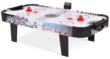 Costway 42 Inch Air Powered Hockey Table Top Scoring 2 Pushers